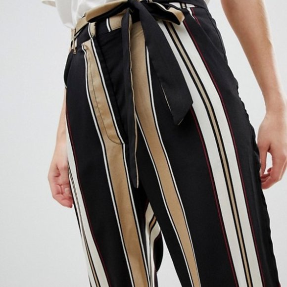 Stripe Wide Leg Pants - Picture 4 of 5